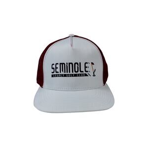 Seminole Legacy Golf Club Pukka Vented Trucker Adjustable Hat Cap NWT NEW